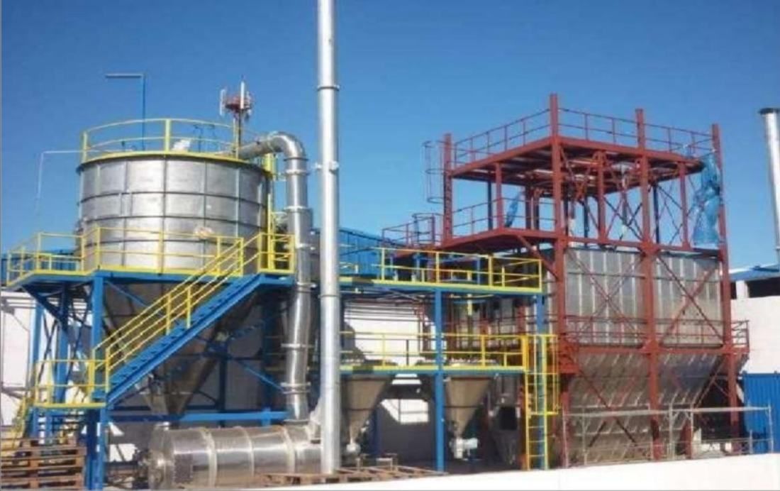 Planta de concentrado proteico con secador spray dryer
